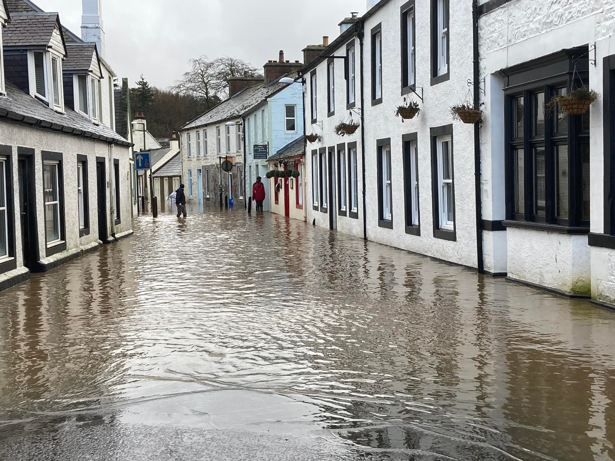Flooding causes travel chaos across Dumfries and Galloway